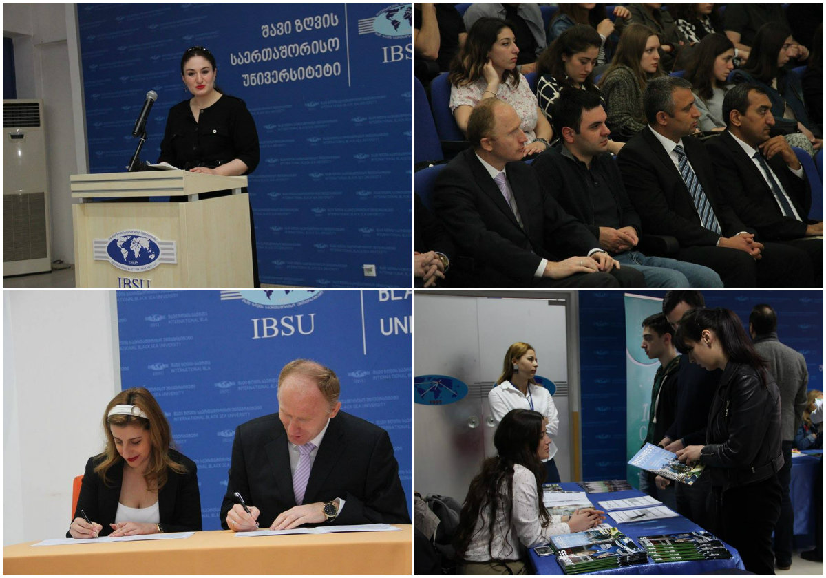 The Memorandum was signed between JSC BUSINESS GEORGIA and International Black Sea University